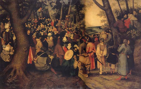 BRUEGHEL, Pieter the Younger The Testimony of John the Baptist